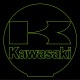 LED Φωτιστικό Χαραγμένο Plexiglass Με Σχέδιο Moto Kawasaki Με Διακόπτη ON/OFF AlphaLed