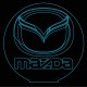 LED Φωτιστικό Χαραγμένο Plexiglass Με Σχέδιο Auto Mazda Με Διακόπτη ON/OFF AlphaLed