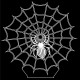 LED Φωτιστικό Χαραγμένο Plexiglass Με Σχέδιο Ιστός Αράχνης Με Διακόπτη ON/OFF AlphaLed