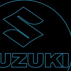 LED Φωτιστικό Χαραγμένο Plexiglass Με Σχέδιο Auto Suzuki Με Διακόπτη ON/OFF AlphaLed