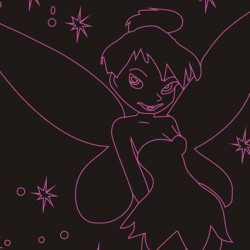 LED Φωτιστικό Χαραγμένο Plexiglass Με Σχέδιο Tinkerbell Με Διακόπτη ON/OFF AlphaLed