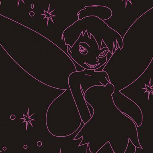 LED Φωτιστικό Χαραγμένο Plexiglass Με Σχέδιο Tinkerbell Με Διακόπτη ON/OFF AlphaLed