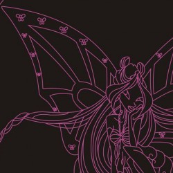 LED Φωτιστικό Χαραγμένο Plexiglass Με Σχέδιο Winx Με Διακόπτη ON/OFF AlphaLed