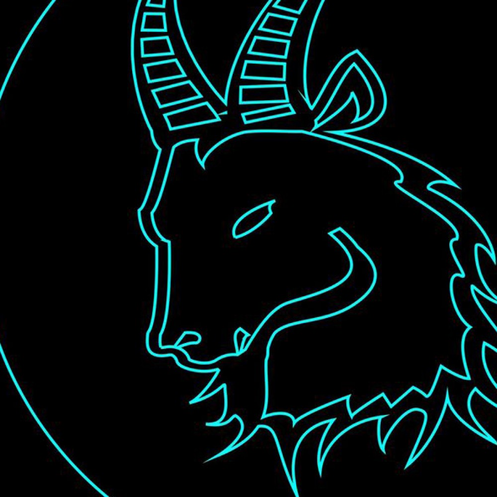 LED Φωτιστικό Χαραγμένο Plexiglass Με Σχέδιο Ζώδιο Αιγόκερως Με Διακόπτη ON/OFF AlphaLed