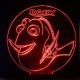 LED Φωτιστικό Χαραγμένο Plexiglass Με Σχέδιο Finding Dory Με Διακόπτη ON/OFF AlphaLed
