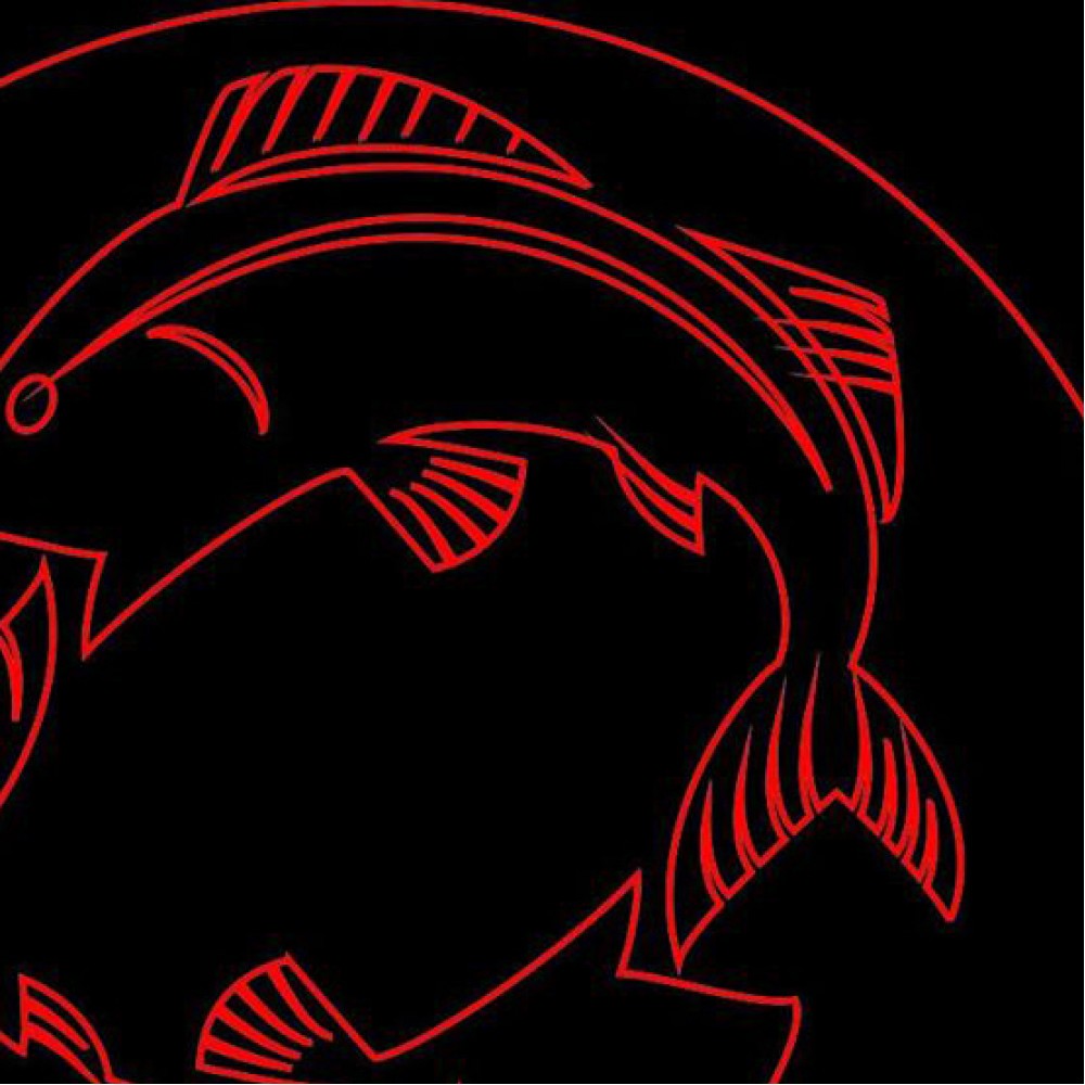 LED Φωτιστικό Χαραγμένο Plexiglass Με Σχέδιο Ζώδιο Ιχθείς Με Διακόπτη ON/OFF AlphaLed