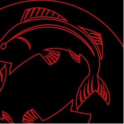 LED Φωτιστικό Χαραγμένο Plexiglass Με Σχέδιο Ζώδιο Ιχθείς Με Διακόπτη ON/OFF AlphaLed