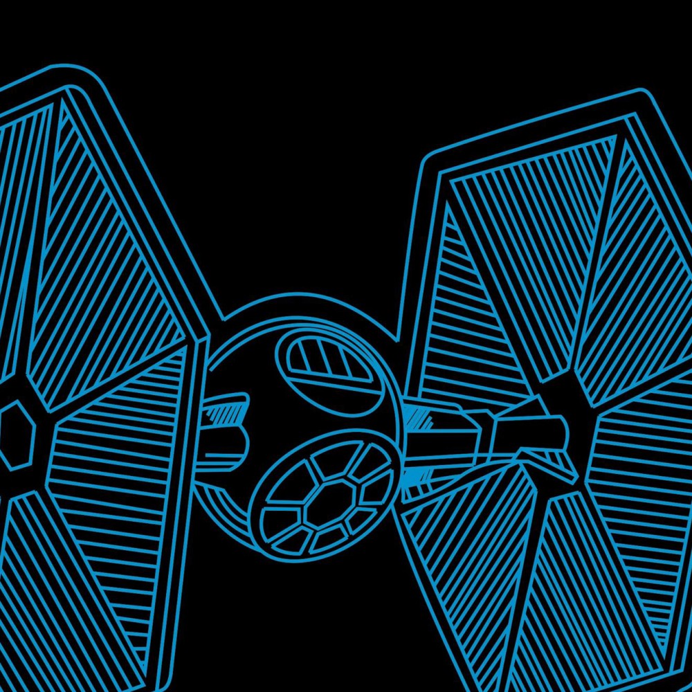 LED Φωτιστικό Χαραγμένο Plexiglass Με Σχέδιο Star Wars Με Διακόπτη ON/OFF AlphaLed