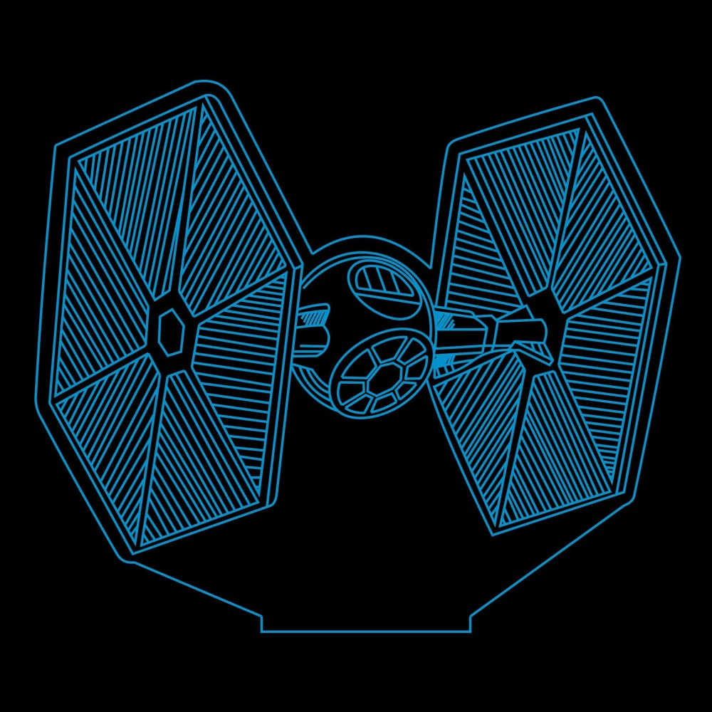 LED Φωτιστικό Χαραγμένο Plexiglass Με Σχέδιο Star Wars Με Διακόπτη ON/OFF AlphaLed