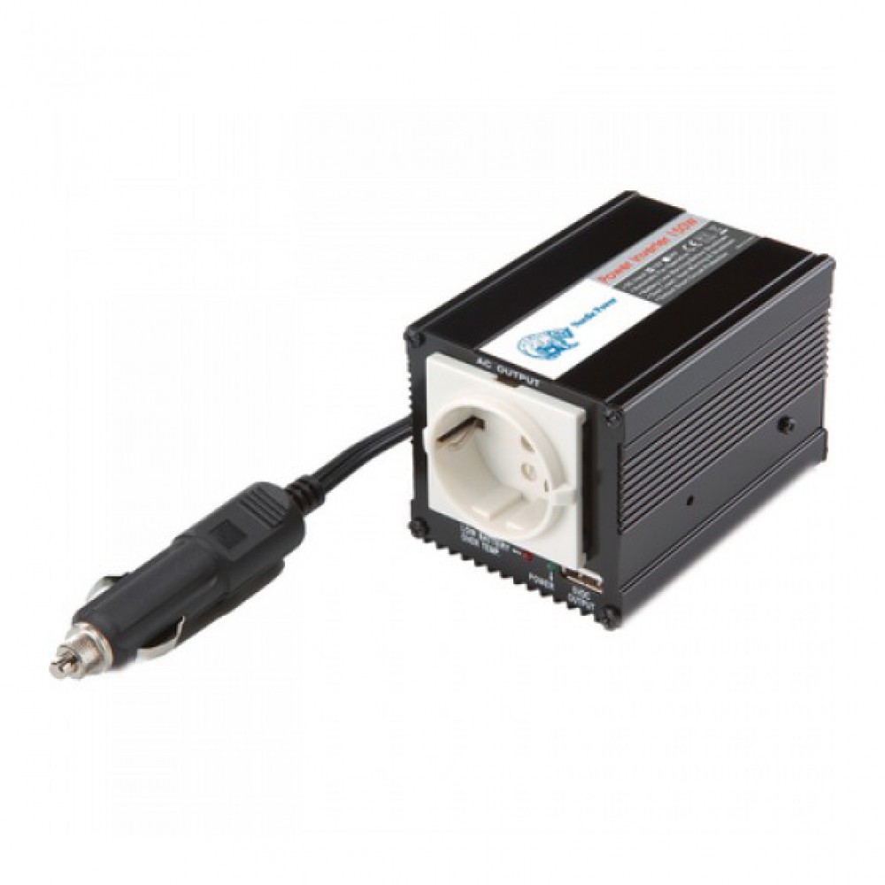 Αντιστροφέας Ρεύματος 12V DC Σε 230V AC 150VA+USB 5V/500mA SPS-150-12USB Amarad
