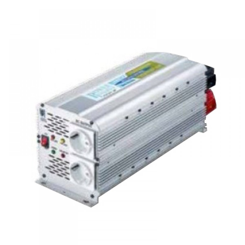 Αντιστροφέας Ρεύματος Με 2 Πρίζες 24V DC Σε 230V AC 3000VA HP-3000-24 Amarad