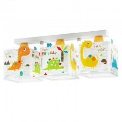 Dinos Φωσφορίζον Τρίφωτο Φωτιστικό Οροφής 3xE27 Ango