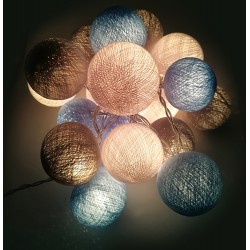 Έτοιμη Διακοσμητική Γιρλάντα Beelights Με Φωτάκια Σε Χρωματισμούς Bluewave DIMMABLE