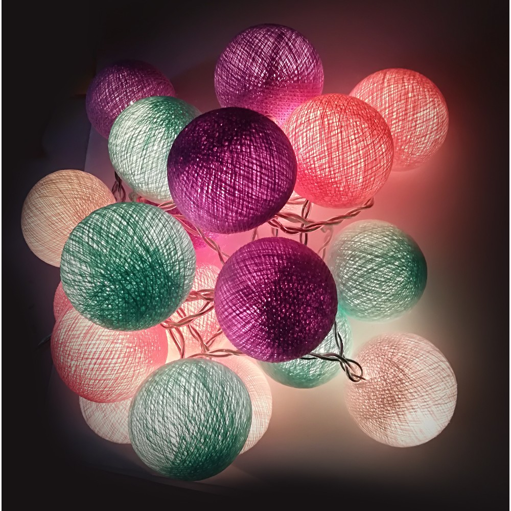 Έτοιμη Διακοσμητική Γιρλάντα Beelights Με Φωτάκια Σε Χρωματισμούς Lavender DIMMABLE