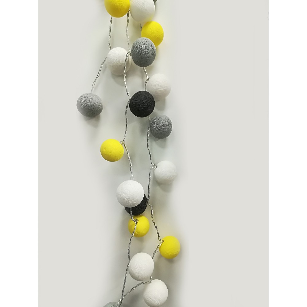 Έτοιμη Διακοσμητική Γιρλάντα Beelights Με Φωτάκια Σε Χρωματισμούς Lemonfresh