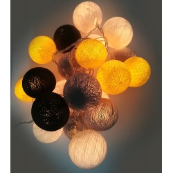 Έτοιμη Διακοσμητική Γιρλάντα Beelights Με Φωτάκια Σε Χρωματισμούς Lemonfresh