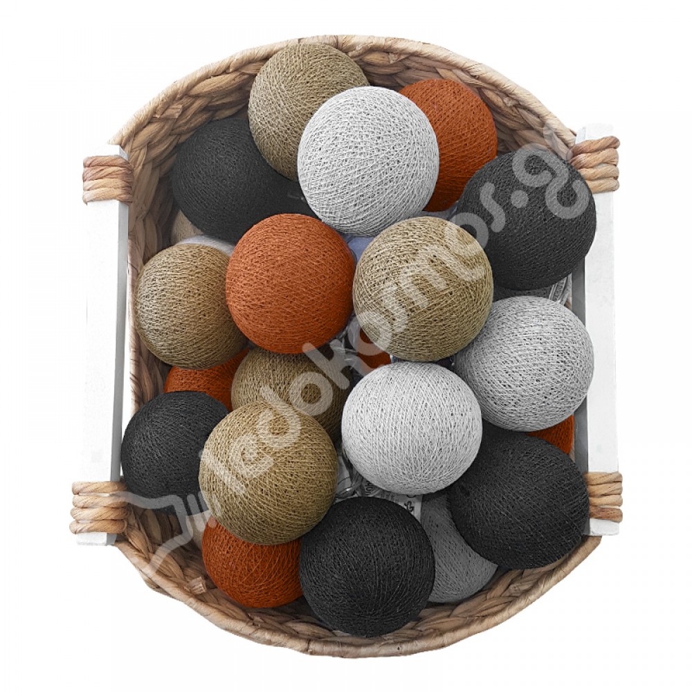 Έτοιμη Διακοσμητική Γιρλάντα Beelights  Με Φωτάκια Σε Χρωματισμούς Caffe Mocha DIMMABLE