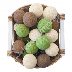 Έτοιμη Διακοσμητική Γιρλάντα beelights Με Φωτάκια Σε Χρωματισμούς Olive DIMMABLE