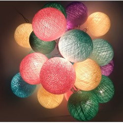 Έτοιμη Διακοσμητική Γιρλάντα Beelights Με Φωτάκια Σε Χρωματισμούς Pastel DIMMABLE