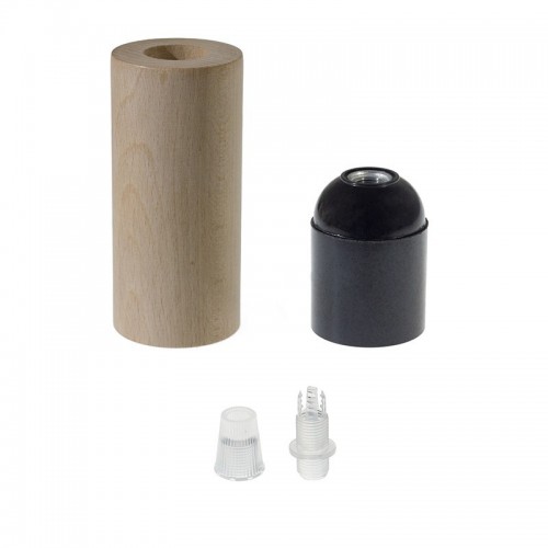 Ξύλινο Ντουί Ε27 Για Τριχιά Σε Τρία Μεγέθη Creative Cables