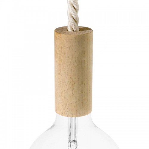 Ξύλινο Ντουί Ε27 Για Τριχιά Σε Τρία Μεγέθη Creative Cables