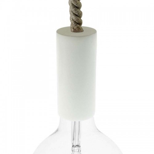 Λευκό Ξύλινο Ντουί Ε27 Για Τριχιά Σε Τρία Μεγέθη Creative Cables