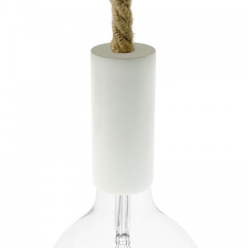Λευκό Ξύλινο Ντουί Ε27 Για Τριχιά Σε Τρία Μεγέθη Creative Cables