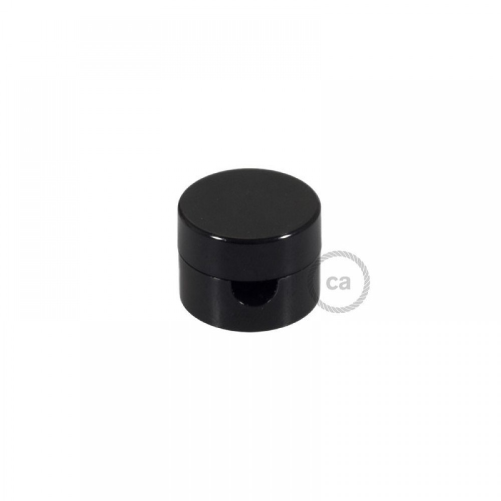 Universal Στήριγμα Τοίχου για Υφασμάτινο καλώδιο, Μαύρο