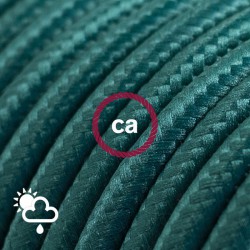 Στρογγυλό Υφασμάτινο Καλώδιο Εξωτερικής Χρήσης SM21 - Πράσινο Creative-Cables