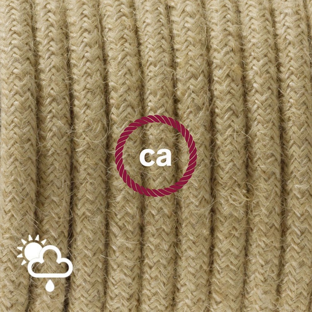 Στρογγυλό Υφασμάτινο Καλώδιο Εξωτερικής Χρήσης SN06 - Τριχιά Creative-Cables