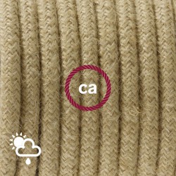 Στρογγυλό Υφασμάτινο Καλώδιο Εξωτερικής Χρήσης SN06 - Τριχιά Creative-Cables