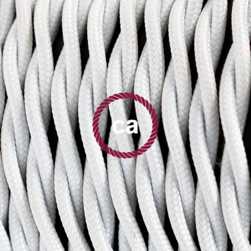 Στριφτό Υφασμάτινο Καλώδιο TM01 - Λευκό