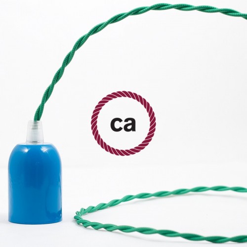 Στριφτό Υφασμάτινο Καλώδιο TM06 - Πράσινο