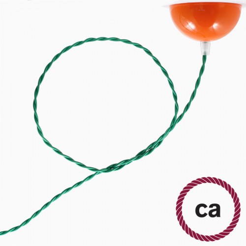Στριφτό Υφασμάτινο Καλώδιο TM06 - Πράσινο