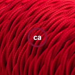 Στριφτό Υφασμάτινο Καλώδιο TM09 - Κόκκινο