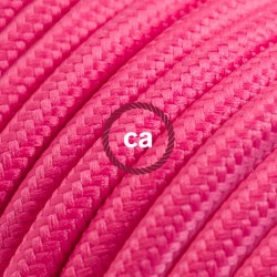 Υφασμάτινο Καλώδιο Φούξια Στρόγγυλο RM08