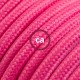 Υφασμάτινο Καλώδιο Φούξια Στρόγγυλο RM08