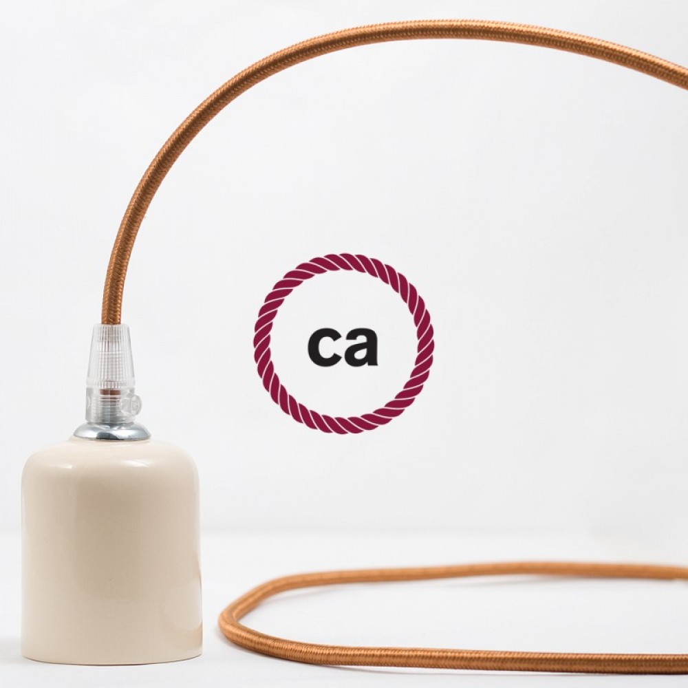 Υφασμάτινο Καλώδιο Oυίσκι Στρόγγυλο