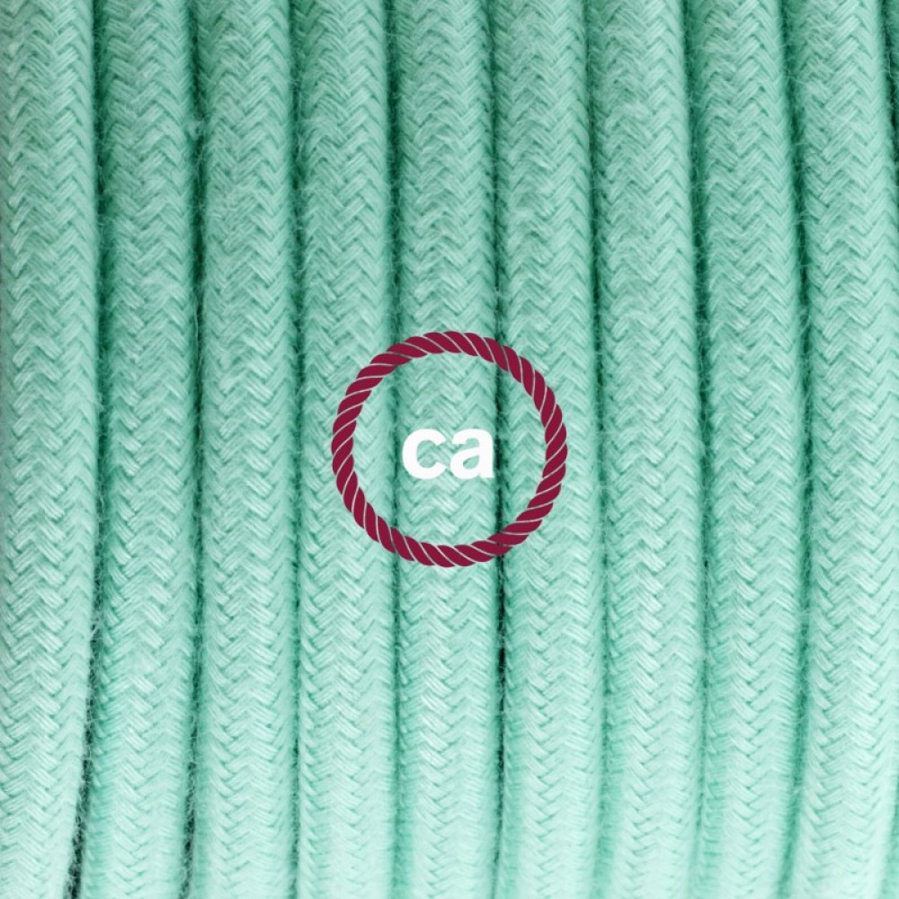 Στρόγγυλο Υφασμάτινο Καλώδιο καλυμμένο από βαμβάκι RC34 Απαλό Φυστικί