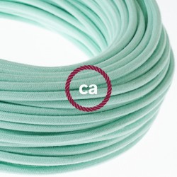 Στρόγγυλο Υφασμάτινο Καλώδιο καλυμμένο από βαμβάκι RC34 Απαλό Φυστικί