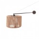 Φωτιστικό Τοίχου Με Καπέλο Χειροποίητο Με Σχοινί Φ30cm  Decolight