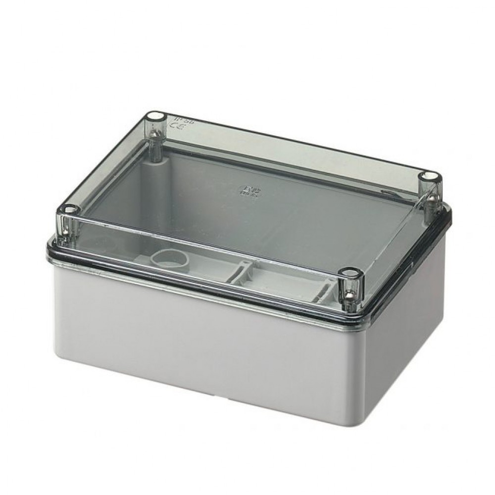 Κουτί Διακλάδωσης Χωρίς Στυπιοθλίπτες Με Καπάκι Διάφανο  IP56 190x150x70 420C6 Elettrocanali