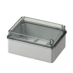 Κουτί Διακλάδωσης Χωρίς Στυπιοθλίπτες Με Καπάκι Διάφανο  IP56 190x150x70 420C6 Elettrocanali