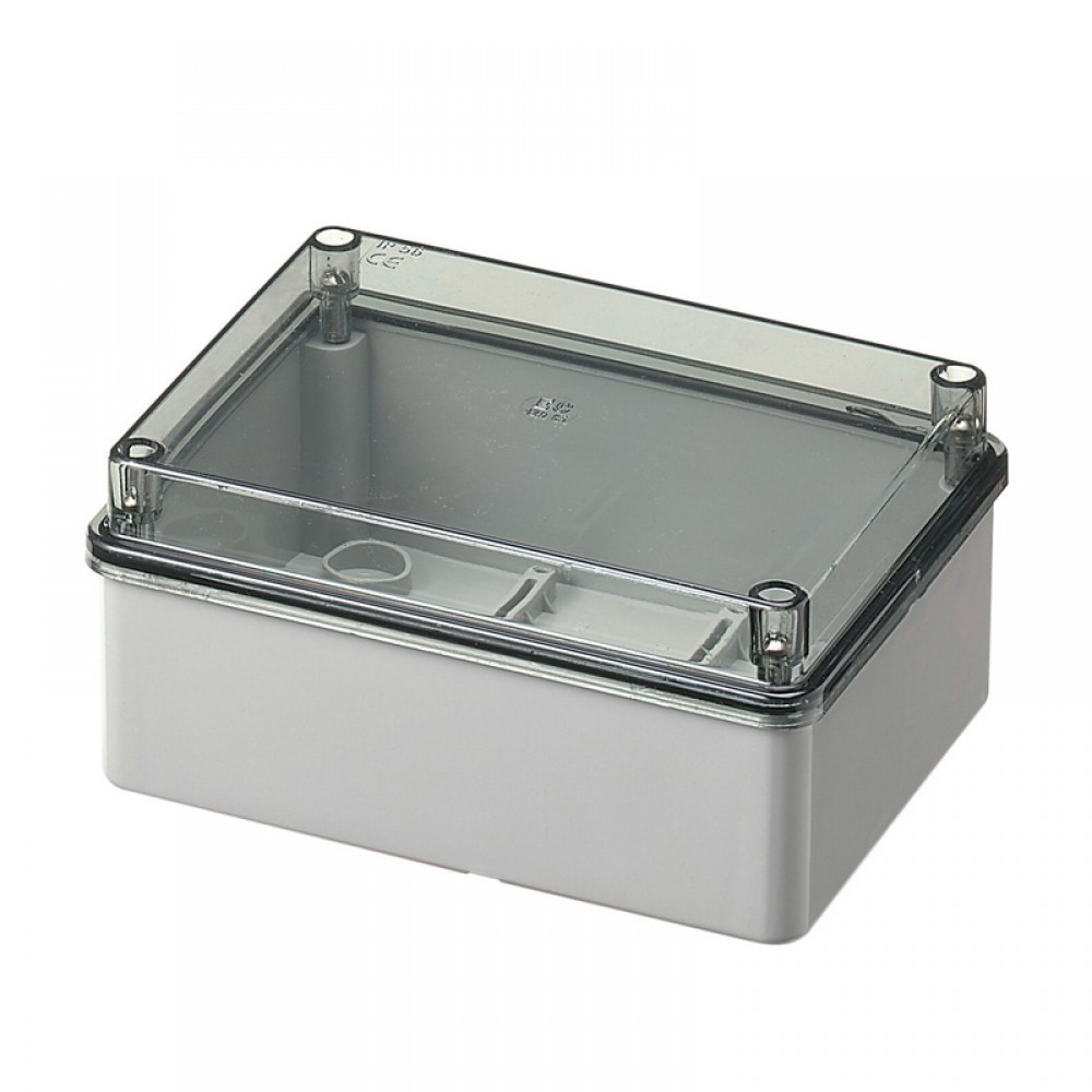 Κουτί Διακλάδωσης Χωρίς Στυπιοθλίπτες Με Καπάκι Διάφανο  IP56 150x110x70 420C5 Elettrocanali