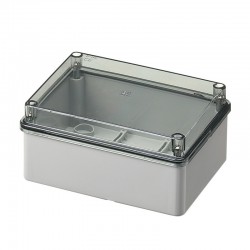 Κουτί Διακλάδωσης Χωρίς Στυπιοθλίπτες Με Καπάκι Διάφανο  IP56 150x110x70 420C5 Elettrocanali