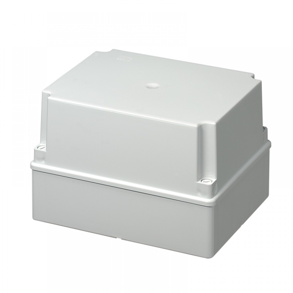 Κουτί Διακλάδωσης Χωρίς Στυπιοθλίπτες Με Καπάκι Γκρι Ψηλό IP56 240x190x160 430C7 Elettrocanali