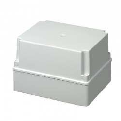 Κουτί Διακλάδωσης Χωρίς Στυπιοθλίπτες Με Καπάκι Γκρι Ψηλό IP56 240x190x160 430C7 Elettrocanali