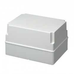 Κουτί Διακλάδωσης Χωρίς Στυπιοθλίπτες Με Καπάκι Γκρι Ψηλό Ασφαλίζει με κλειδί  IP56 300x220x180 430C8 Elettrocanali