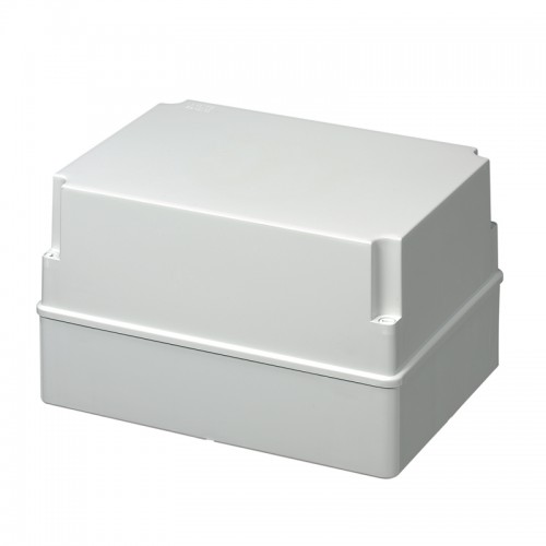 Κουτί Διακλάδωσης Χωρίς Στυπιοθλίπτες Με Καπάκι Γκρι Ψηλό Ασφαλίζει με κλειδί  IP56 300x220x180 430C8 Elettrocanali