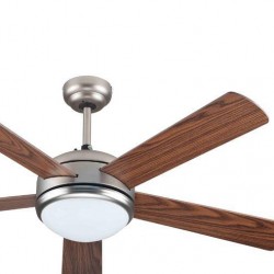 Ανεμιστήρας Οροφής 52’’ Με 1Φ Αντικέ Μπρονζέ Με Κοντρόλ Eurolamp